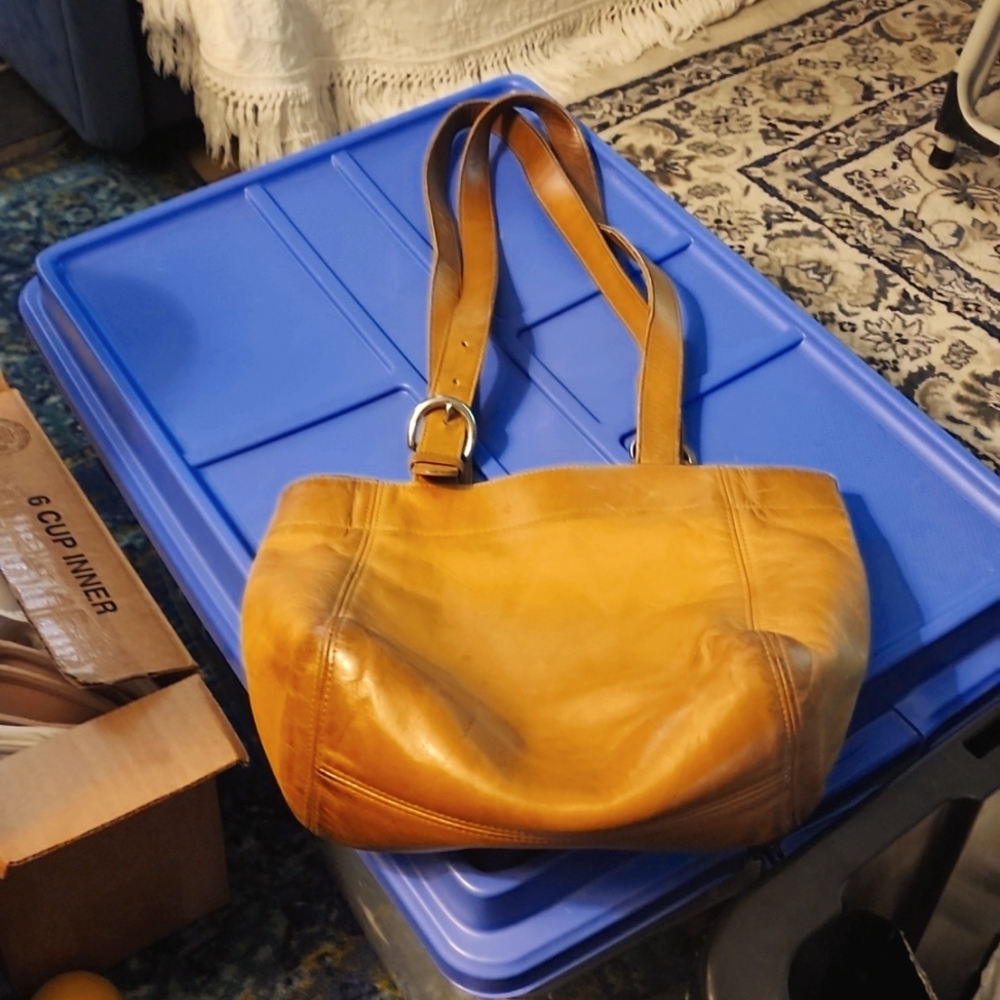 1970's Leather Coach purse